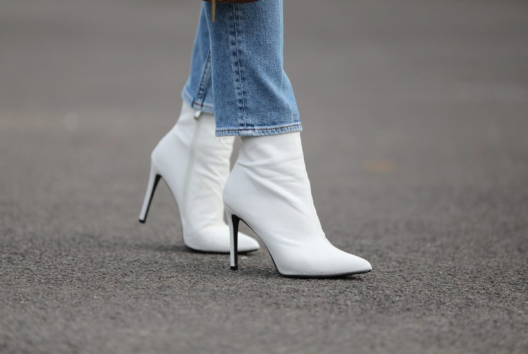 white boots street style 2018